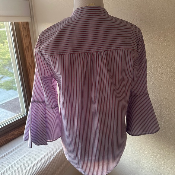Maeve Bell-Sleeve Poplin Buttondown - Picture 7 of 9